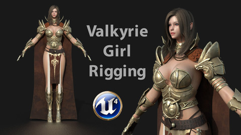 Valkyrie Warrior Girl Rigging Unreal