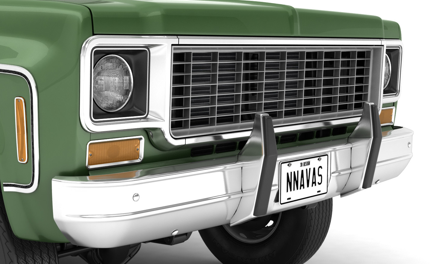 ArtStation - VINTAGE 4WD DUALLY PICKUP TRUCK 9 | Game Assets