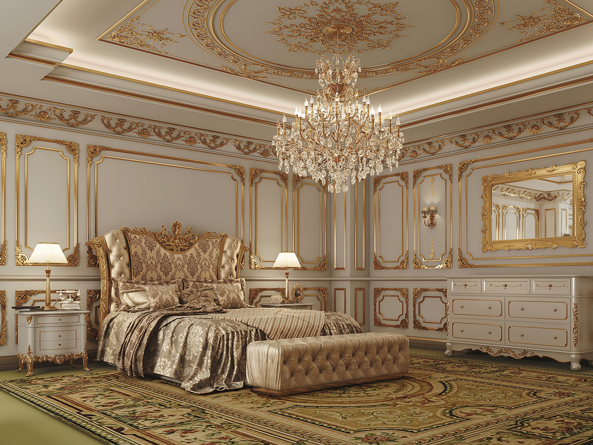 ArtStation - luxury classic bedroom | Resources