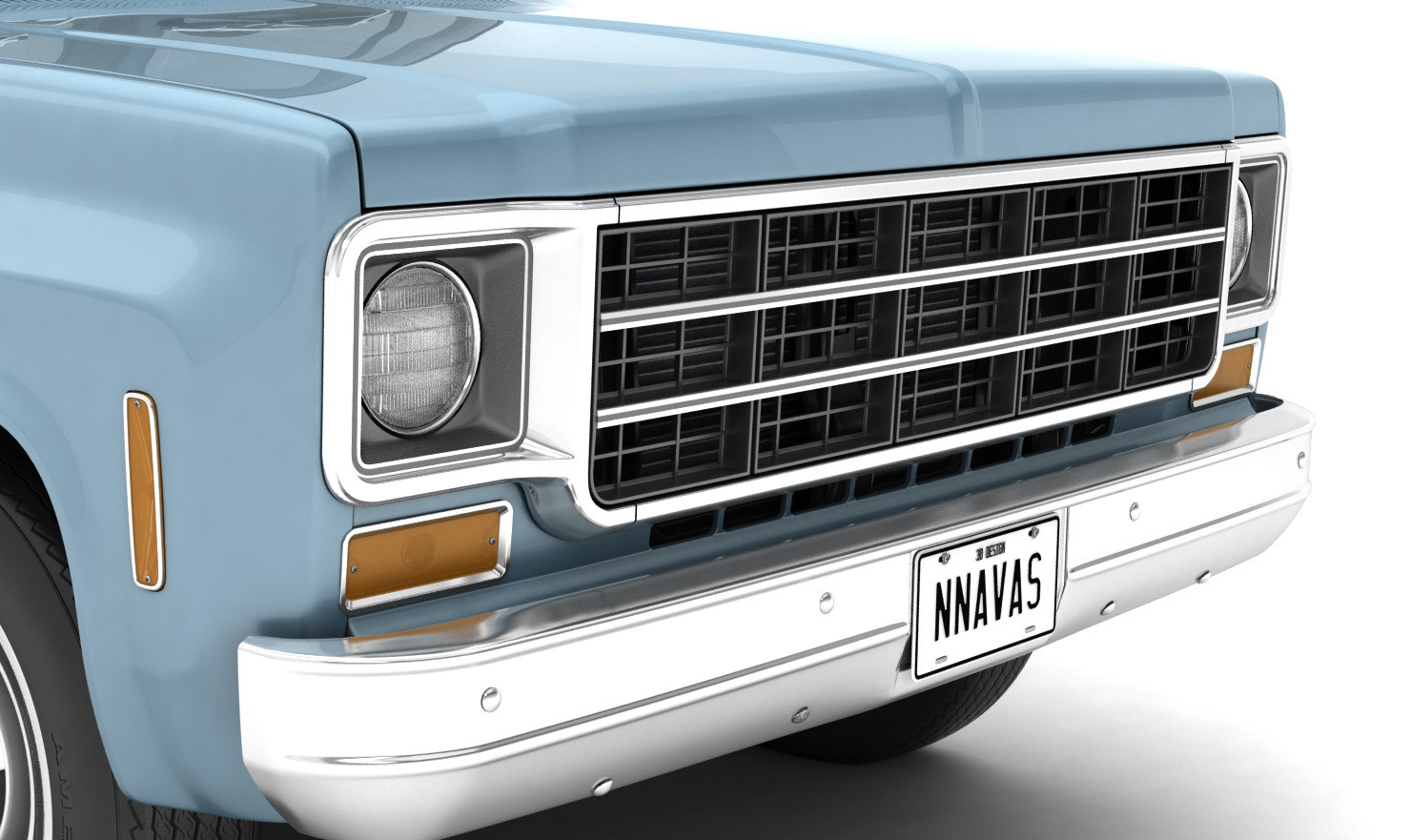 ArtStation - VINTAGE STEPSIDE PICKUP TRUCK 10 | Game Assets