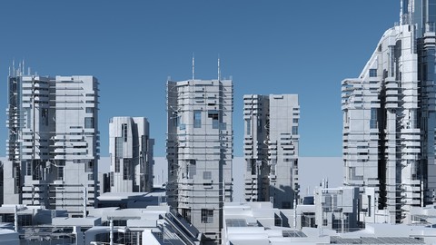 Futuristic Sci-Fi Skyscrapers 001