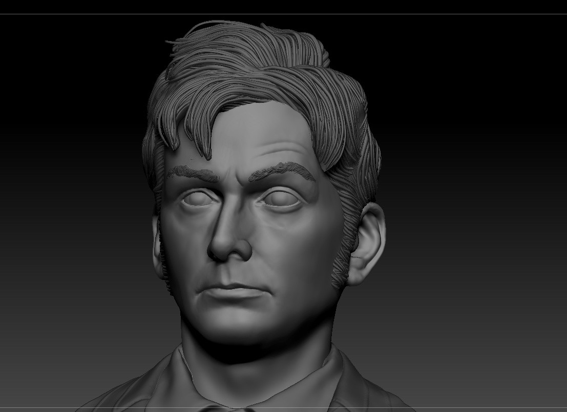 ArtStation - David Tennant - 10th Doctor - Doctor who | Resources