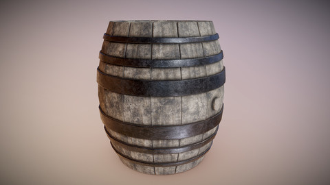 Wood Barrel