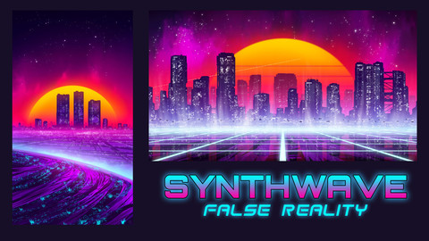 Synthwave False Reality