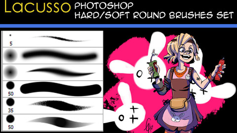 Lacusso Illustration Brushes [Photoshop]