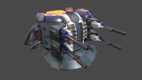 Sci-fi Turret