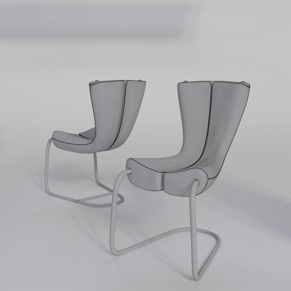 Roman Shipulin - Komed Chair By Marc Newson 3D model