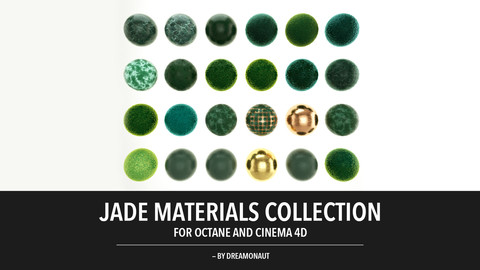 Jade Materials Collection (For Octane and Cinema 4D)