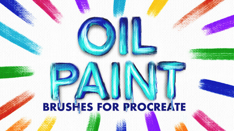 Oil Paint Procreate Brush Set