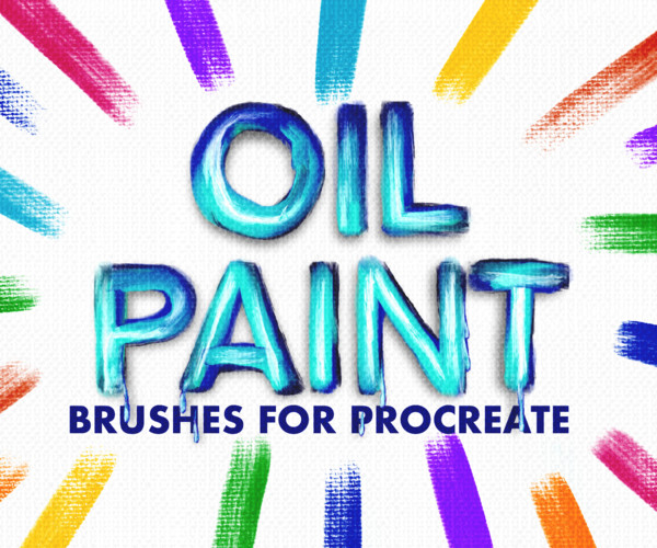 ArtStation Oil Paint Procreate Brush Set Brushes