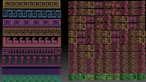 Aztec Patterns / Symbols  IMM Brush Pack