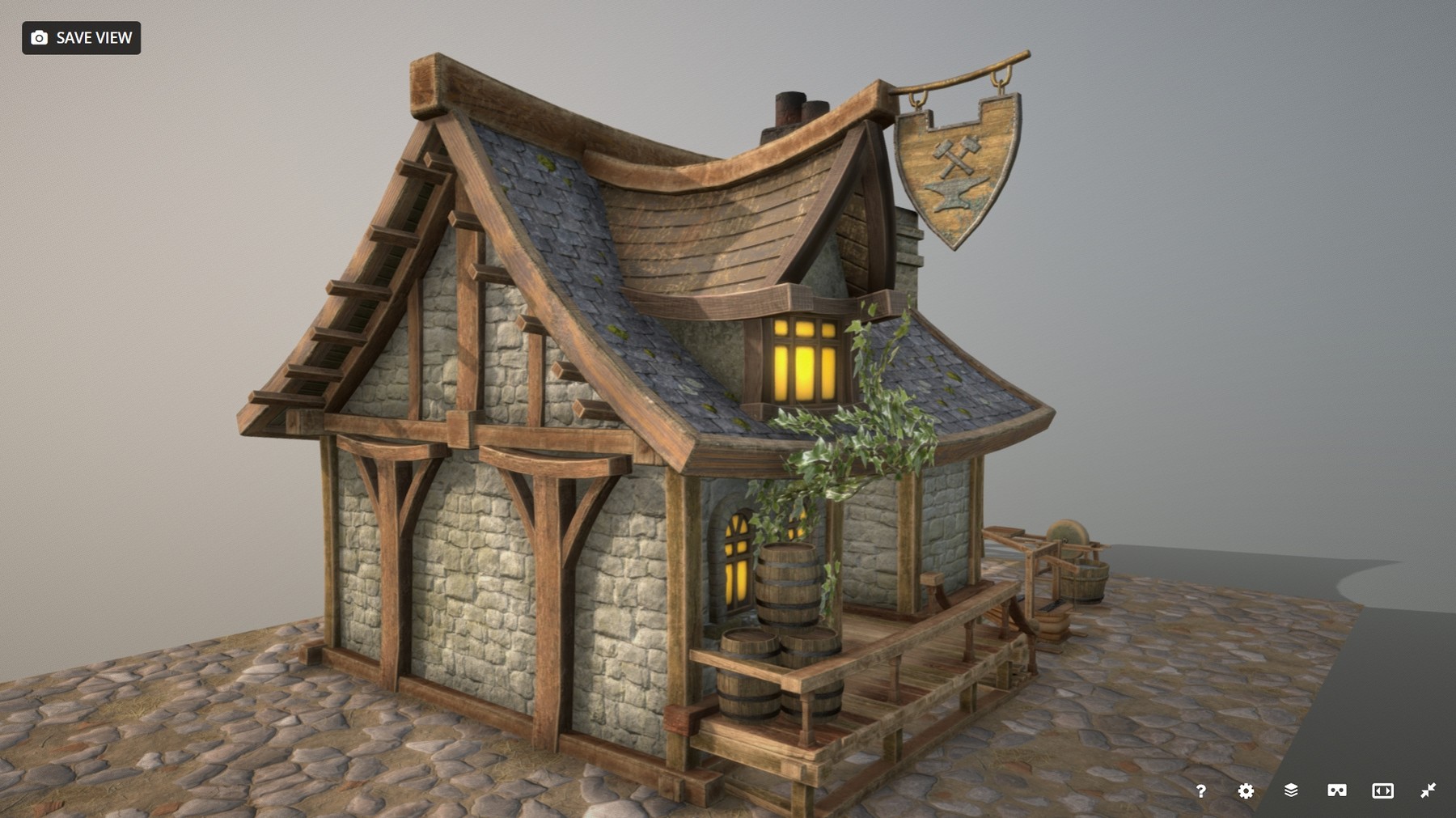 ArtStation - BlackSmith bulding | Game Assets