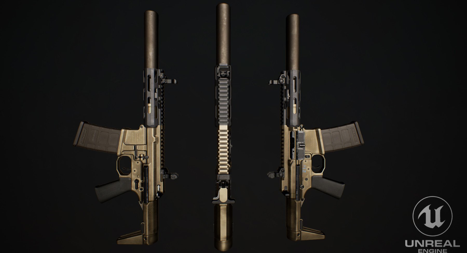 Artstation Aac Honey Badger Pdw Game Assets