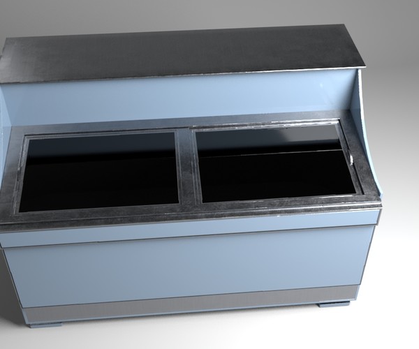 ArtStation Modern Chest Freezer Game Assets