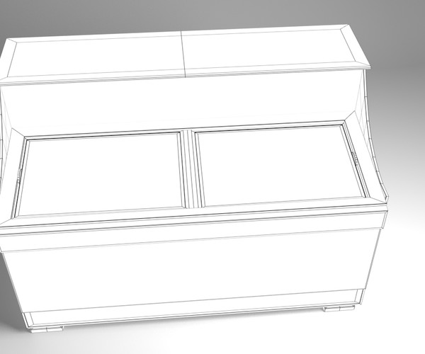 ArtStation Modern Chest Freezer Game Assets