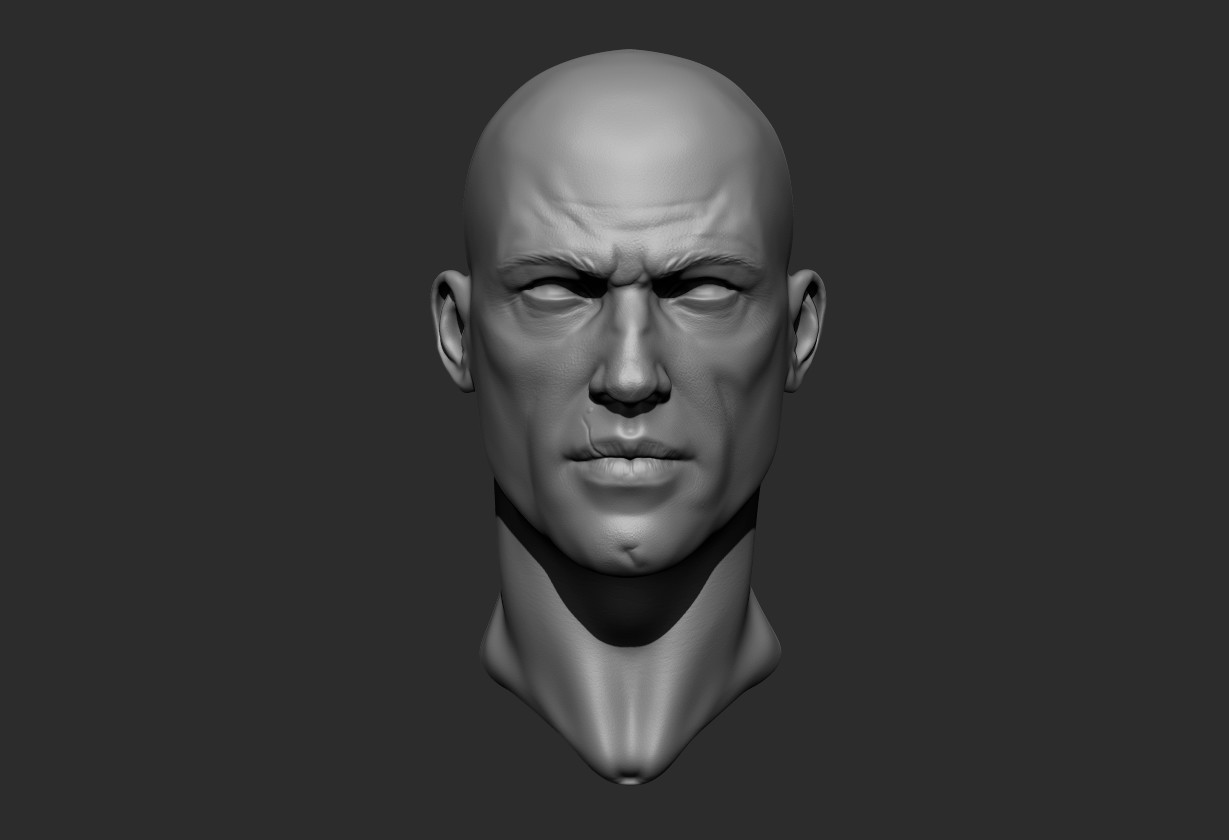 how to sculpt a styl8ized head in zbrush