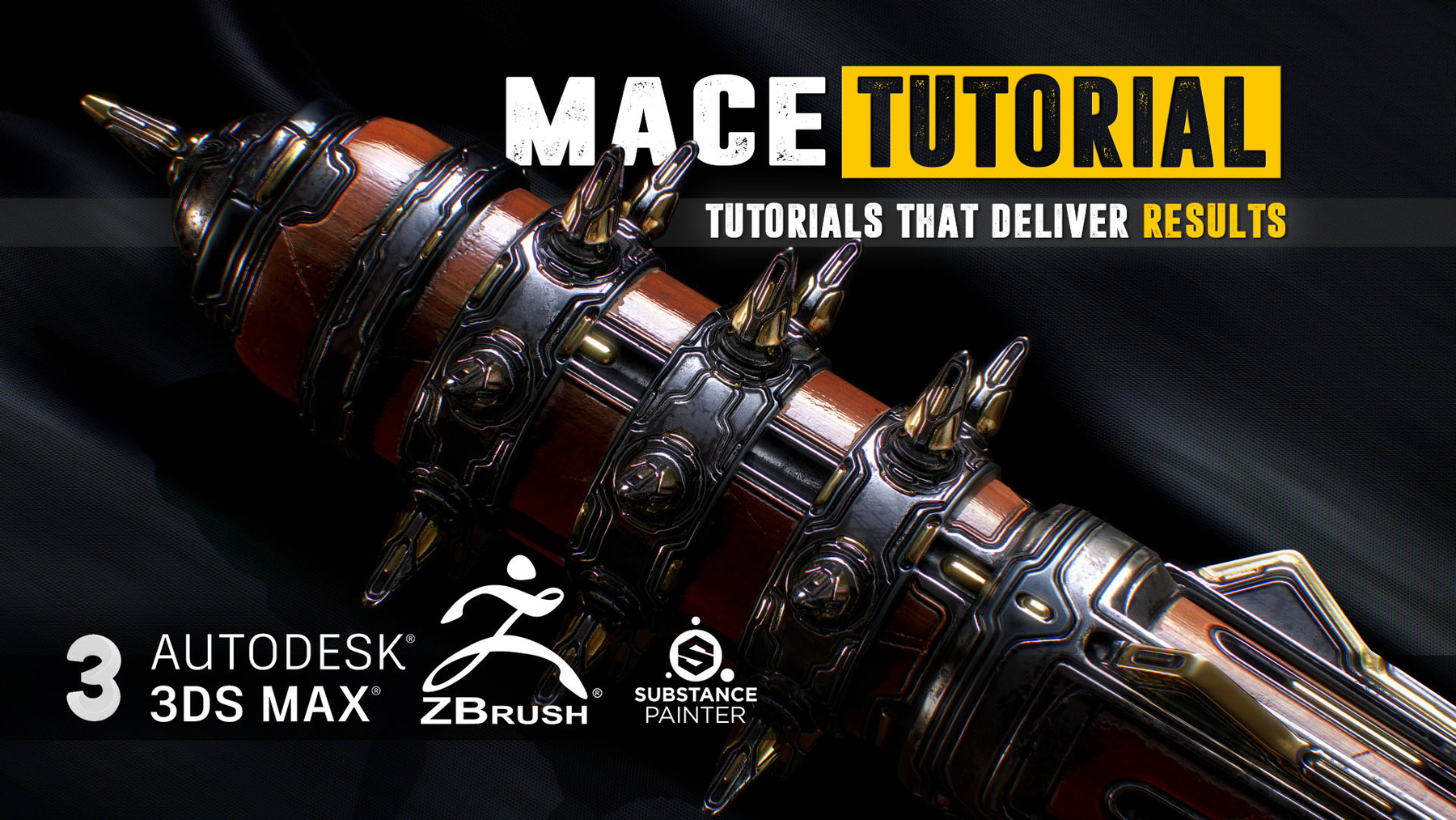 ChamferZone - MACE - COMPLETE EDITION - the art of Zbrush, 3Ds Max and Substance Painter