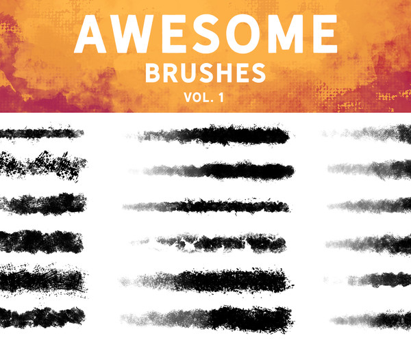 ArtStation - Awesome Brushes Vol 1 | Brushes