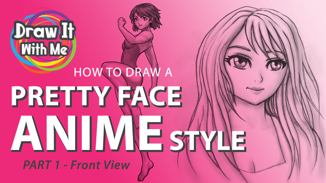 How to draw anime girl's hair (part-1) 