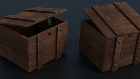 Wooden Ammunition Box