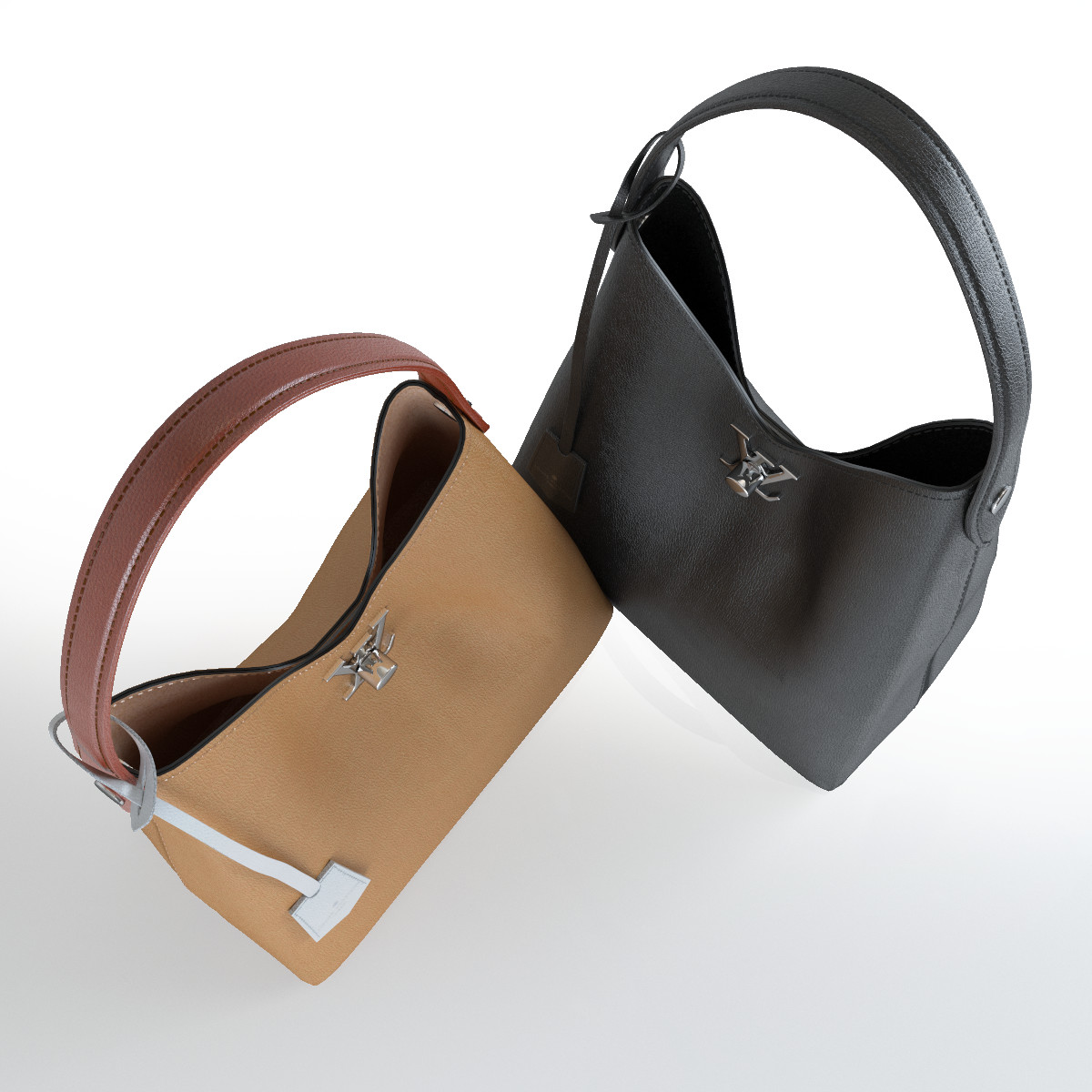 louis vuitton leather bag 7 3D Model in Clothing 3DExport