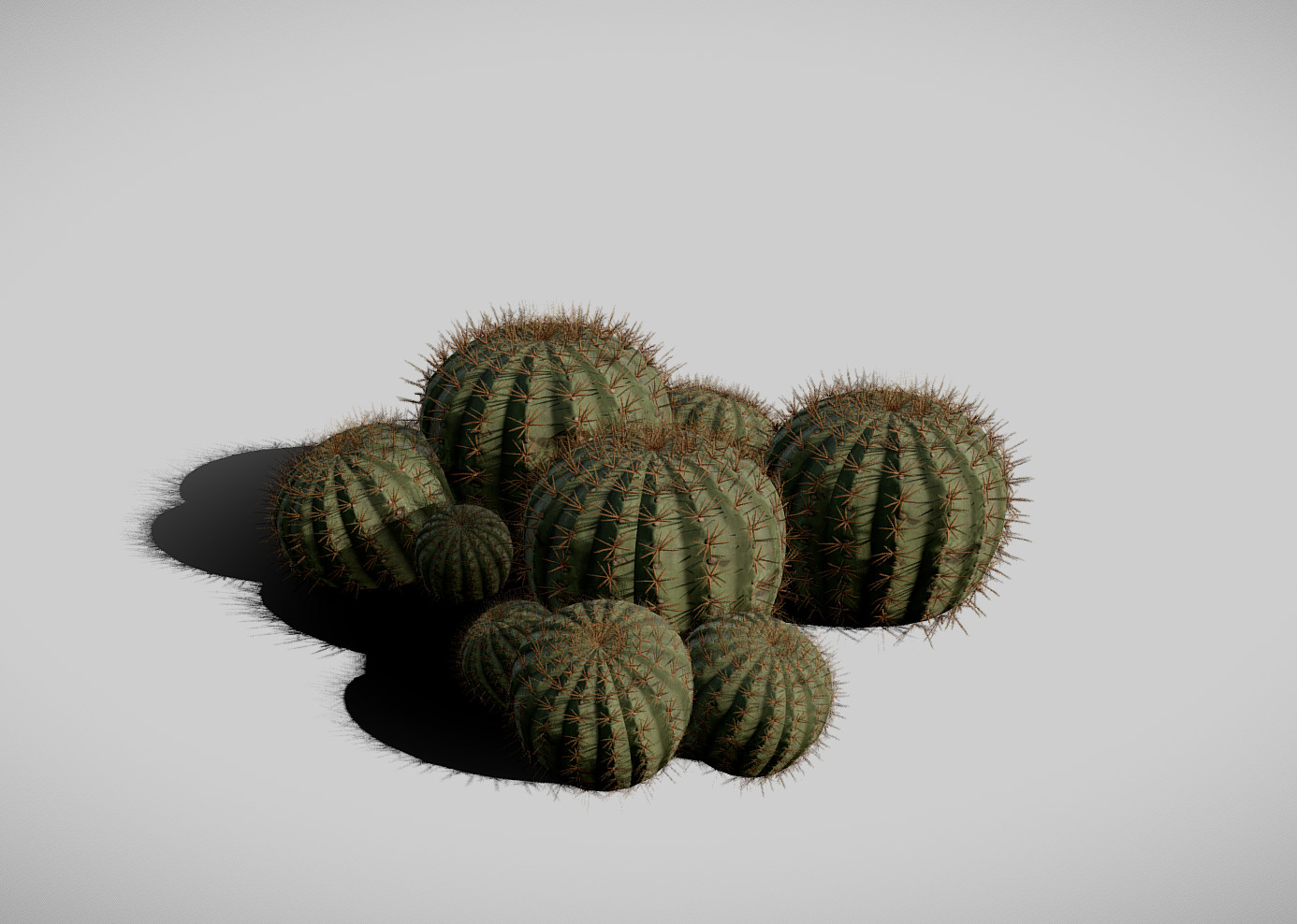 ArtStation - Biznaga (Cactus) | Game Assets