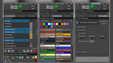 Material Manager for Maya
