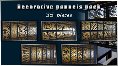 Decorative pannels pack - Vol 1