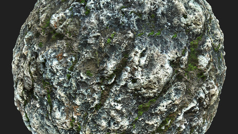 Mossy Rock Material Pack