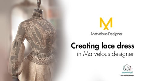 Tutorial on creating lace dress in Marvelous designer