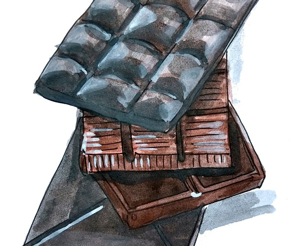 Artstation Chocolate Bars Artworks