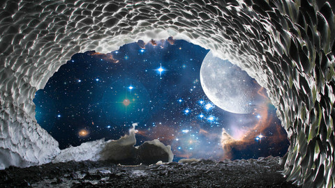 Killer Space Cave - Digital Art work