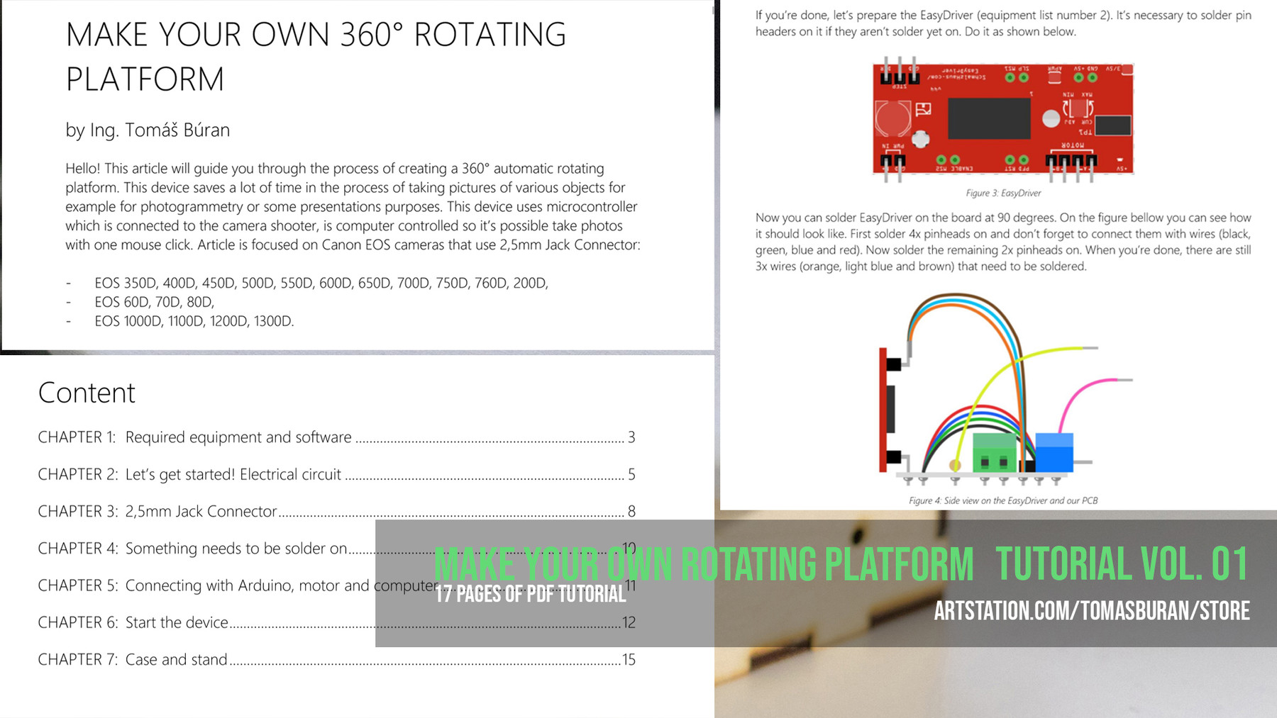 Tomáš Búran - Make your own rotating platform - tutorial vol. 01