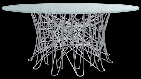 SPIDERWEB TABLE by DOCE INGENIEROS ARQUITECTOS - RHINOCEROS 3D model