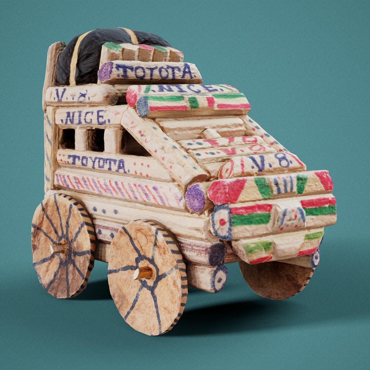 wooden car game
