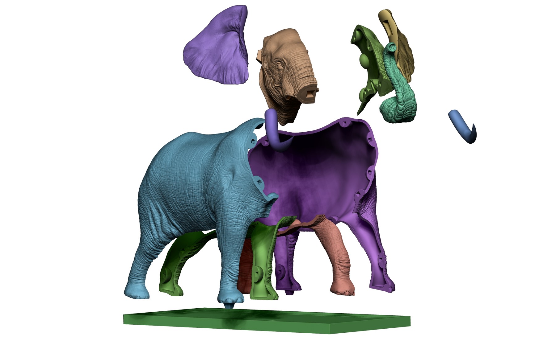 ArtStation - Elephant 3D Printing | Resources