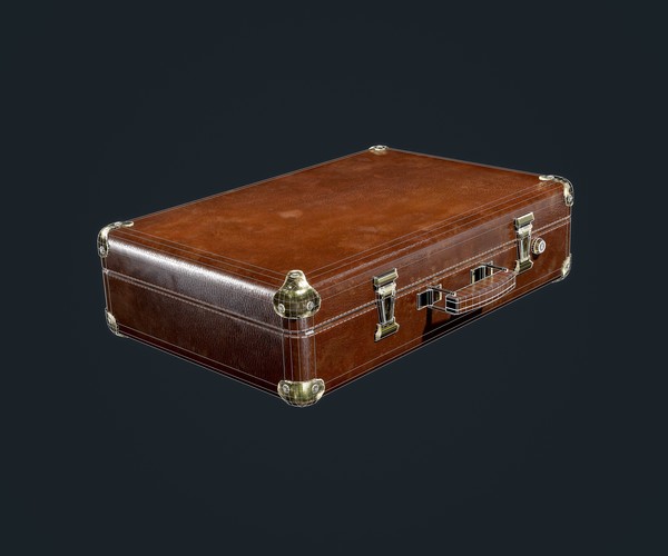 ArtStation - 7 Antique Suitcase Luggage Game Ready | Game Assets