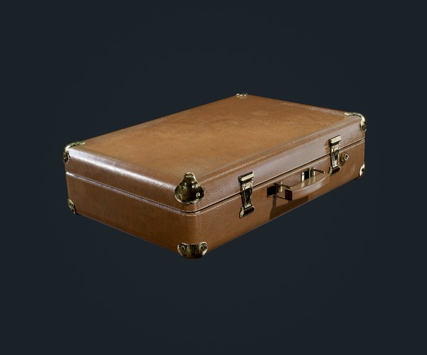 ArtStation - 7 Antique Suitcase Luggage Game Ready | Game Assets