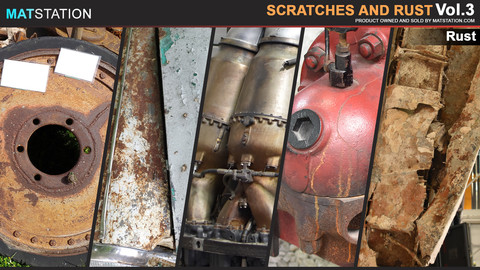 Photo Pack - Scratches and Rust - Vol.3
