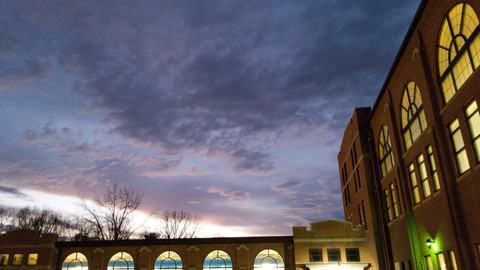 Purple Cloud Composition