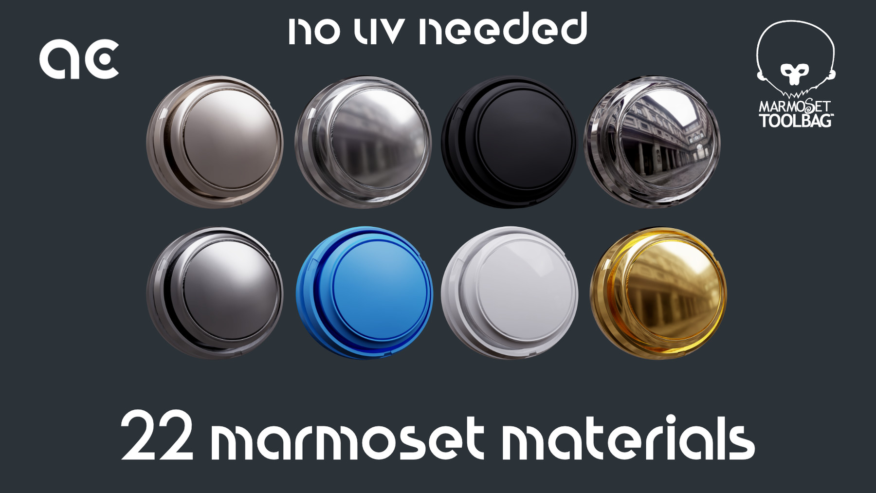 marmoset toolbag collection of materials