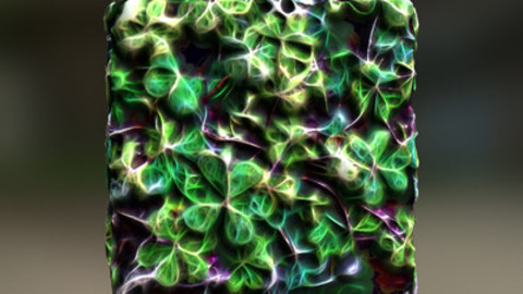Abstract clover material