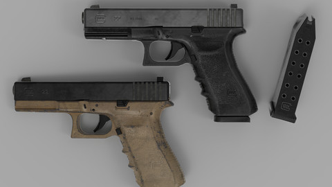 Glock 22 Gameready PBR Pistol