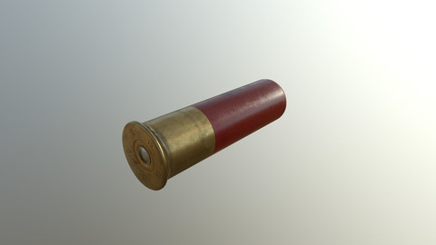 Shotgun Shell 12g Gameready PBR