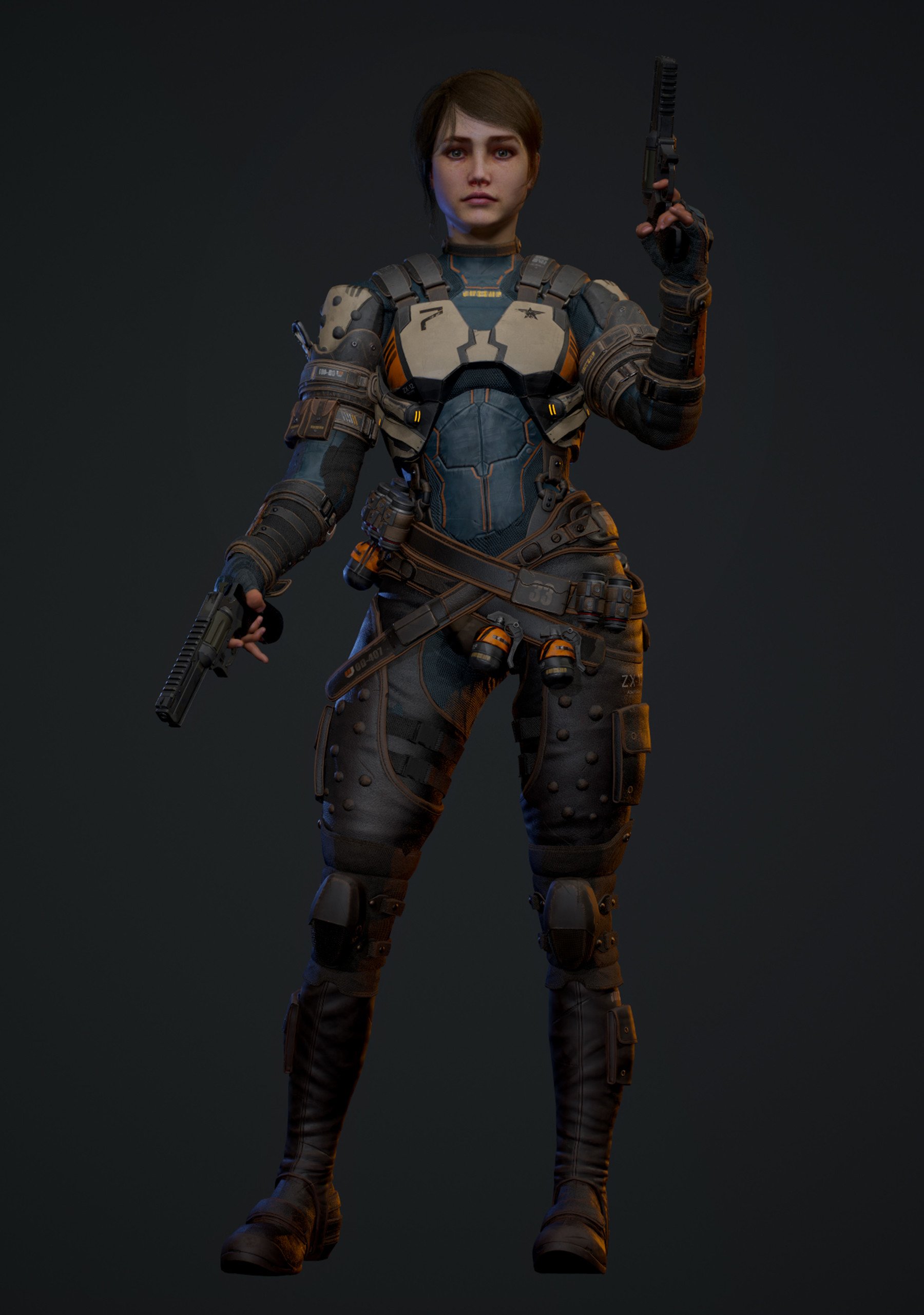 ArtStation - Female Mercenary Real Time | Resources