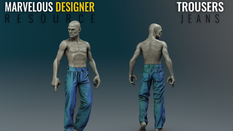 Jeans - Marvelous Designer Resource