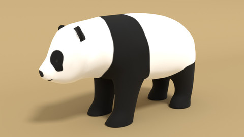 Cartoon Panda Bear