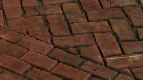 Brick Pavement Material - Substance Designer