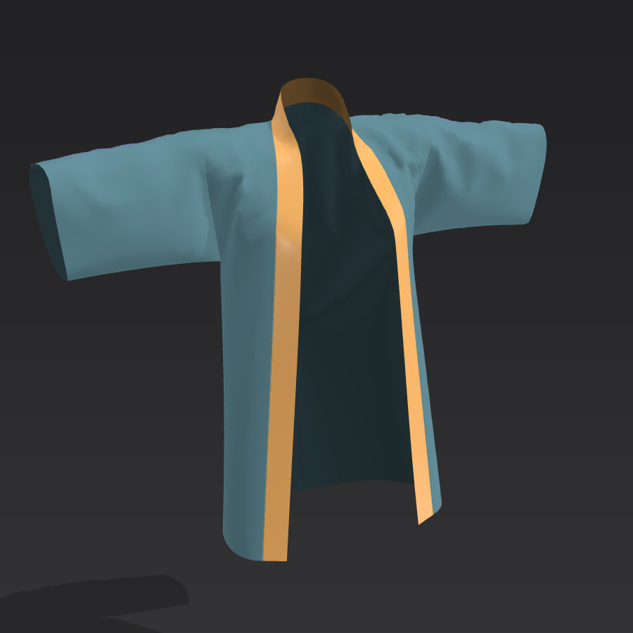 ArtStation - Kimono - Over Armour - Marvelous Designer Resource | Resources