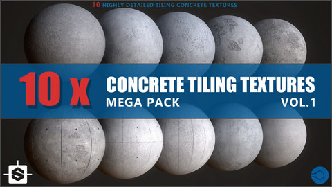 Concrete Texture Mega Pack Vol.1